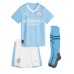 Manchester City Erling Haaland #9 Heimtrikot 2023-24 Kurzarm (+ kurze hosen)